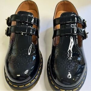 Dr. Martens Black Patent Leather Shoes